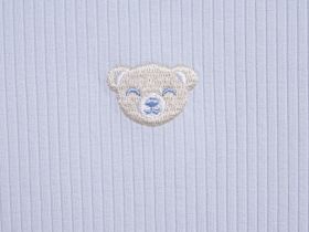 Лонгслив в рубчик для девочек, Голубой