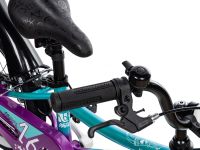 Детский велосипед Novatrack Katrina 16 V-Brake, год 2025, цвет Красный-Фиолетовый