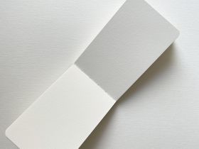 Мини-скетчбук для акварели Potentate 10х10 см 24 л 300 г, светло-желтый
