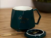 Кружка Happy day, зеленая