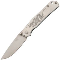 Складной нож Sanrenmu 7129LUC-SC, сталь 12C27, рукоять сталь