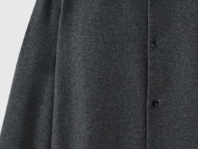 Рубашка из смесовой шерсти, Серый