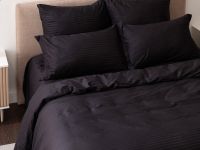 Постельное белье Black страйп-сатин I