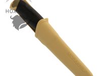 Нож с фиксированным лезвием Morakniv Companion Desert, сталь Sandvik 12С27, рукоять резина/пластик