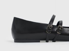 Балетки для девочек, Черный