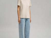 Свободная футболка comfort fit из хлопкового джерси