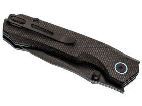 Складной нож Remette Rhino, сталь Sandvik 14C28N, рукоять микарта, черный