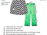 Комплект текстильный с полиуретановым покрытием для мальчиков: куртка, брюки