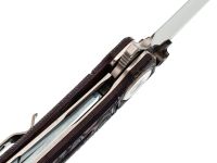 Складной нож Dr.Tech D3610MR, сталь 14C28N, рукоять микарта, Pattern Red