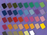 Набор акварели HIMI 38 цветов, голубой