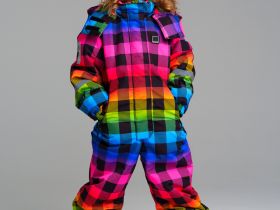 Комбинезон текстильный с полиуретановым покрытием для девочек