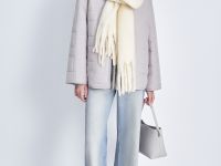 Утепленная куртка свободного силуэта