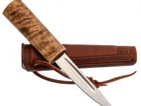 Северный нож малый СЫНДЫЫС, мастер Егор Романов, сталь D2, рукоять карельская береза