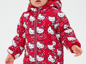 Куртка детская текстильная с полиуретановым покрытием для девочек