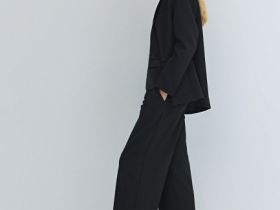 Прямые классические брюки, Черный