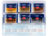 Набор акварели "Ладога" Гризайль 6 шт х 2,5 мл, в пластиковом коррексе