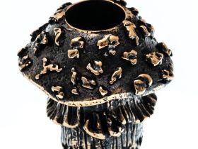 Бусина для темляка Мухоморчик, бронза