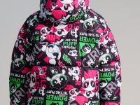 Куртка текстильная с полиуретановым покрытием для девочек