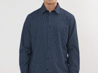 Рубашка в клетку, Синий