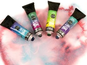 Акварель Super Vision с грануляцией CAAM "Watercolor layered", в тубе 15 мл, S4 Red green