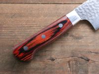 Нож для чистки овощей и фруктов 80 мм, Sakai Takayuki, сталь VG-10 Damascus 17 слоев, рукоять pakka wood