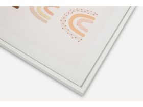 Постер детский Радуга Розовый 30x40