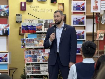 Встреча с ветераном боевых действий прошла в библиотеке «Книга-03»