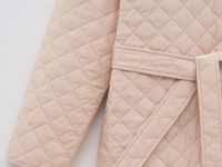 Утепленная куртка с поясом