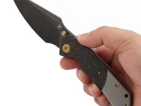 Складной нож Kansept Fenrir, сталь S35VN, рукоять карбон/титан