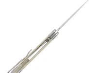 Складной нож SRM 131M-GT Enso bead blast сталь 14C28N, рукоять Ivory G10