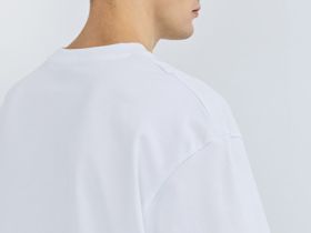 Футболка с текстовым принтом, Белый