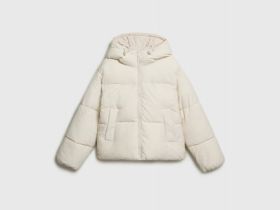 Утеплённая куртка для девочек, Бежевый