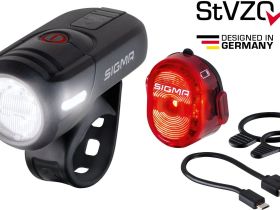 Набор фонарей Sigma Aura 45 / Nugget II (красный / белый)