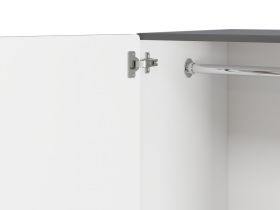 Распашной шкаф Виклу 2-90x210 Графитовый