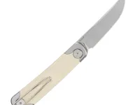 Складной нож SRM 131M-GT Enso bead blast сталь 14C28N, рукоять Ivory G10