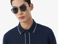 Мужская рубашка-поло Lacoste с длинным рукавом