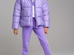 Куртка текстильная с полиуретановым покрытием для девочек