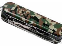 Многофункциональный швейцарский нож-брелок Victorinox Nail Clip 580, сталь X55CrMo14, рукоять Cellidor, камуфляж