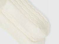 Носки из пряжи с шерстью, Белый