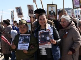 Фото. В Якутске акция «Бессмертный полк» собрала более 50 тысяч человек