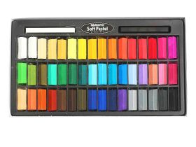 Набор сухой пастели Mungyo "Soft pastel" 48 цв, мягкая, квадратная, 1/2 длины, в картонной коробке