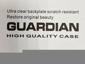 Чехол-накладка Kzdoo Guardian Case для iPhone 14 Pro силиконовый (прозрачно-черный)