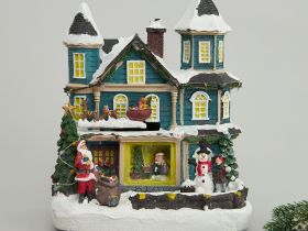 Статуэтка Снежная деревня/Villaggio di Neve I