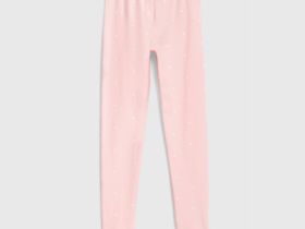 Легинсы с принтом для девочек, Розовый