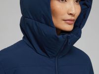 Длинный пуховик с натуральным пухом