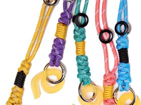 Шнурок плетёный Розовый