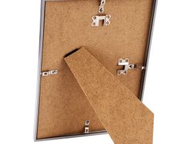 Рамка ПВХ OfficeSpace 21*30 см, небьющееся стекло, серебро