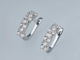 Серьги из белого золота э4712сг12141900_white