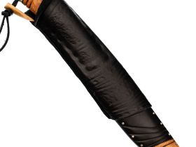 Авторский нож Сокол, сталь мозаичный дамаск, подарочная шкатулка