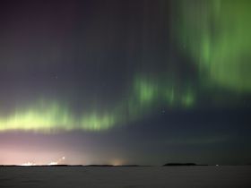 Охота за Северным Сиянием рядом с Якутском